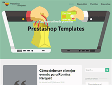 Tablet Screenshot of prestashoptemplates.com.ar